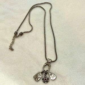 Brighton Charm Necklace with 3 Charms